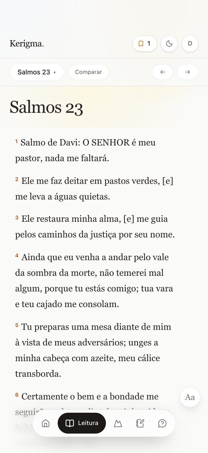 Salmo 23 no tema claro