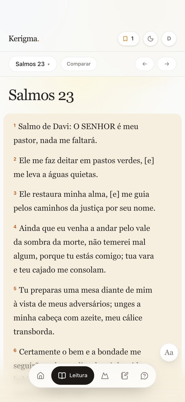 Salmo 23 no tema sépia