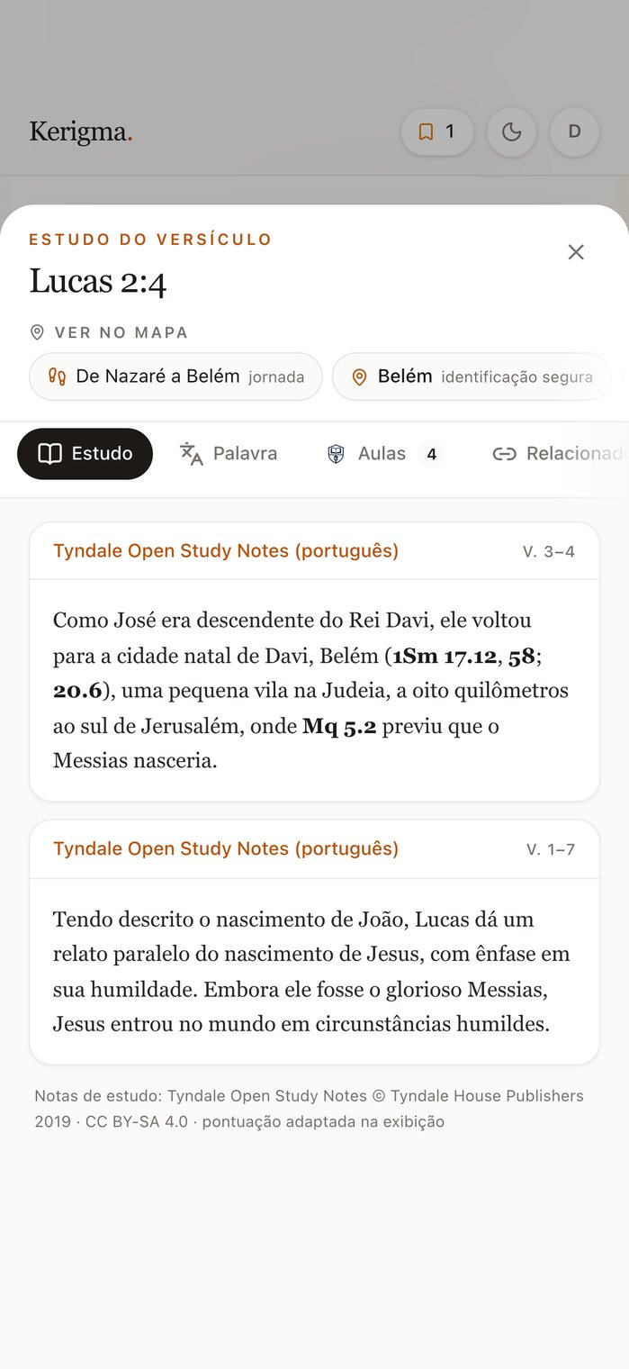 Painel de Lucas 2:4 com Ver no mapa: a jornada De Nazaré a Belém e Belém, com identificação segura